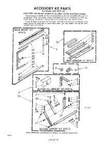 06 - Accessory Kit parts for Whirlpool Air Conditioner ADFW0942 / from AppliancePartsPros.com