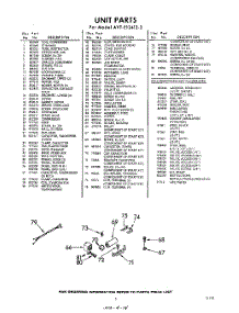 03 - Section parts for Whirlpool Air Conditioner AVTE124132 / from AppliancePartsPros.com