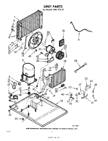 02 - Unit parts for Whirlpool Air Conditioner AXH27031 / from AppliancePartsPros.com
