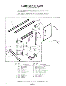 06 - Accessory Kit parts for Whirlpool Air Conditioner AXH27031 / from AppliancePartsPros.com