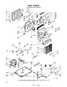 02 - Section parts for Whirlpool Air Conditioner AXJP0520 / from AppliancePartsPros.com