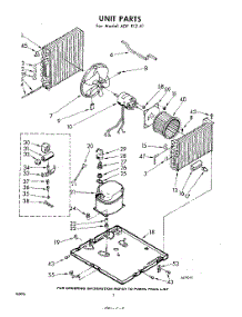 02 - Unit parts for Whirlpool Air Conditioner ADFW1241 / from AppliancePartsPros.com
