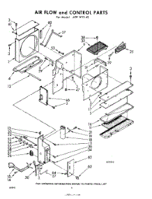 04 - Air Flow And Control parts for Whirlpool Air Conditioner ADFW1241 / from AppliancePartsPros.com