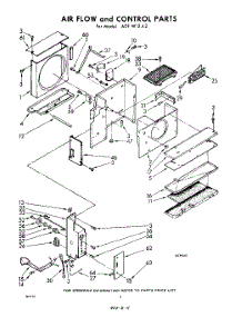 04 - Air Flow And Control parts for Whirlpool Air Conditioner ADFW1242 / from AppliancePartsPros.com