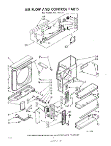 04 - Air Flow And Control parts for Whirlpool Air Conditioner AXL14020 / from AppliancePartsPros.com
