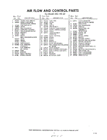 05 - Section parts for Whirlpool Air Conditioner AXL14020 / from AppliancePartsPros.com