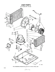 06 - Unit parts for Whirlpool Air Conditioner AXL14020 / from AppliancePartsPros.com