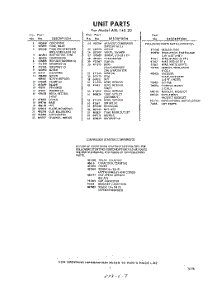 07 - Lit / Optional parts for Whirlpool Air Conditioner AXL14020 / from AppliancePartsPros.com