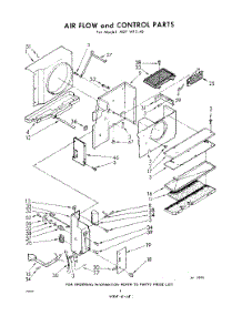 04 - Air Flow And Control parts for Whirlpool Air Conditioner ADFW1540 / from AppliancePartsPros.com