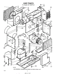 02 - Section parts for Whirlpool Air Conditioner AVTE127131 / from AppliancePartsPros.com
