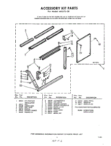 05 - Accessory Kit parts for Whirlpool Air Conditioner AXL17530 / from AppliancePartsPros.com