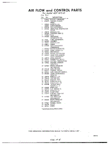 05 - Section parts for Whirlpool Air Conditioner ADFW1541 / from AppliancePartsPros.com