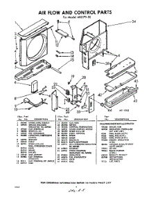 04 - Airflow And Control, Lit / Optional parts for Whirlpool Air Conditioner AXL17930 / from AppliancePartsPros.com