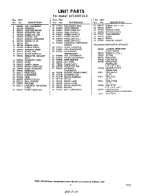 03 - Section parts for Whirlpool Air Conditioner AVTE127430 / from AppliancePartsPros.com