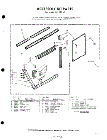 05 - Accessory Kit (Continued) parts for Whirlpool Air Conditioner AXL18040 / from AppliancePartsPros.com