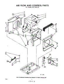 06 - Air Flow And Control parts for Whirlpool Air Conditioner ADJ06020 / from AppliancePartsPros.com