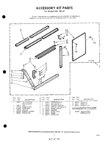 05 - Accessory Kit (Continued) parts for Whirlpool Air Conditioner AXL18041 / from AppliancePartsPros.com