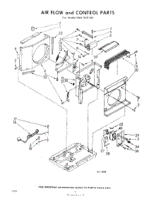 06 - Air Flow And Control parts for Whirlpool Air Conditioner ADJ07220 / from AppliancePartsPros.com
