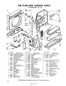 04 - Air Flow And Control , Lit / Optional parts for Whirlpool Air Conditioner AXL18140 / from AppliancePartsPros.com