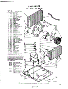 03 - Unit parts for Whirlpool Air Conditioner AXL18240 / from AppliancePartsPros.com