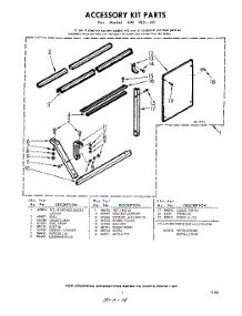 05 - Accessory Kit (Continued) parts for Whirlpool Air Conditioner AXL18240 / from AppliancePartsPros.com