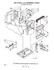 06 - Air Flow And Control parts for Whirlpool Air Conditioner ADJ07221 / from AppliancePartsPros.com