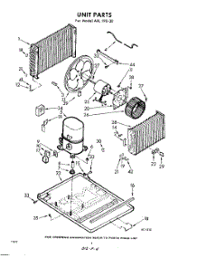 04 - Unit parts for Whirlpool Air Conditioner AXL19030 / from AppliancePartsPros.com