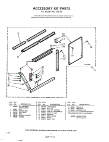 06 - Accessory Kit (Continued) parts for Whirlpool Air Conditioner AXL19030 / from AppliancePartsPros.com