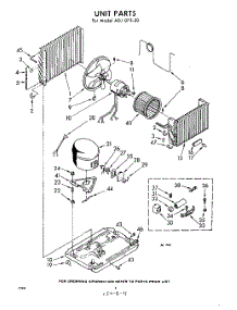 04 - Unit parts for Whirlpool Air Conditioner ADJ07520 / from AppliancePartsPros.com