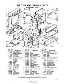 03 - Air Flow And Control, Lit / Optional parts for Whirlpool Air Conditioner AXL19040 / from AppliancePartsPros.com