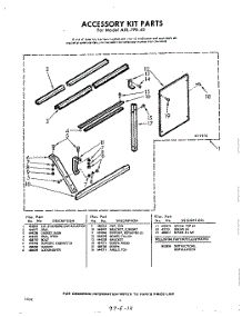06 - Accessory Kit parts for Whirlpool Air Conditioner AXL19040 / from AppliancePartsPros.com