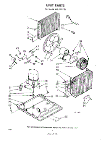 04 - Unit parts for Whirlpool Air Conditioner AXL19930 / from AppliancePartsPros.com