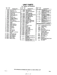 03 - Section parts for Whirlpool Air Conditioner AVTE144530 / from AppliancePartsPros.com