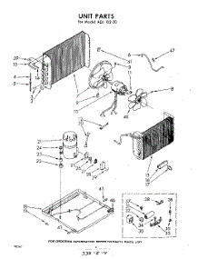04 - Unit parts for Whirlpool Air Conditioner ADJ10220 / from AppliancePartsPros.com