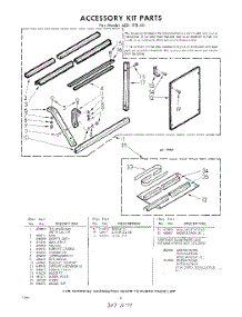 08 - Accessory Kit parts for Whirlpool Air Conditioner ADJ17840 / from AppliancePartsPros.com