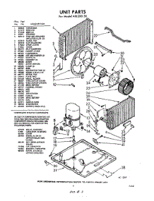 03 - Unit parts for Whirlpool Air Conditioner AXL22030 / from AppliancePartsPros.com