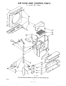 06 - Air Flow And Control parts for Whirlpool Air Conditioner ADJ17841 / from AppliancePartsPros.com