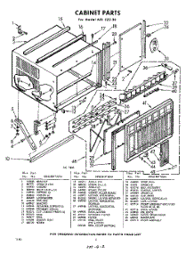 02 - Section parts for Whirlpool Air Conditioner AXL22230 / from AppliancePartsPros.com