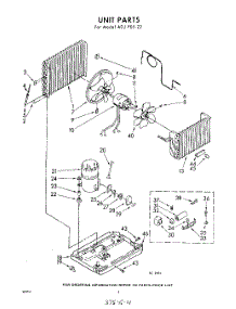 04 - Unit parts for Whirlpool Air Conditioner ADJP0522 / from AppliancePartsPros.com