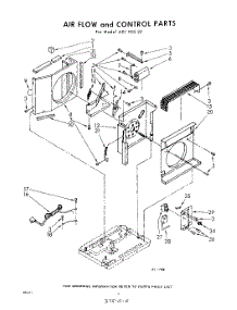 06 - Air Flow And Control parts for Whirlpool Air Conditioner ADJP0522 / from AppliancePartsPros.com