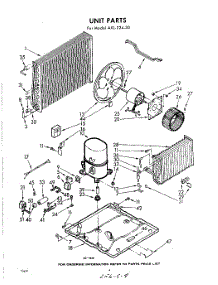 04 - Unit parts for Whirlpool Air Conditioner AXL22430 / from AppliancePartsPros.com