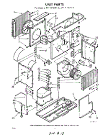 02 - Section parts for Whirlpool Air Conditioner AVTH102110 / from AppliancePartsPros.com