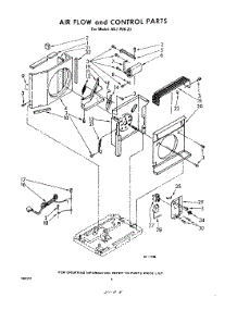 06 - Air Flow And Control parts for Whirlpool Air Conditioner ADJP0523 / from AppliancePartsPros.com