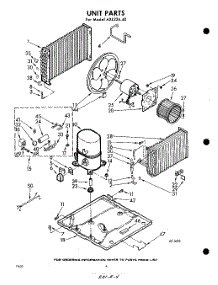 04 - Unit parts for Whirlpool Air Conditioner AXL22440 / from AppliancePartsPros.com