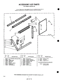 06 - Accessory Kit parts for Whirlpool Air Conditioner AXL22440 / from AppliancePartsPros.com