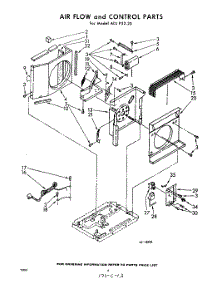 06 - Air Flow parts for Whirlpool Air Conditioner ADJP5220 / from AppliancePartsPros.com
