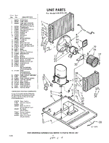 04 - Mounting Kit parts for Whirlpool Air Conditioner AXL22530 / from AppliancePartsPros.com