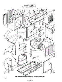 02 - Section parts for Whirlpool Air Conditioner AVTR094112 / from AppliancePartsPros.com