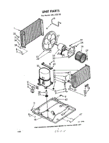 04 - Unit parts for Whirlpool Air Conditioner AXL23030 / from AppliancePartsPros.com
