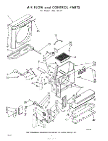 06 - Air Flow And Control parts for Whirlpool Air Conditioner ADL18091 / from AppliancePartsPros.com